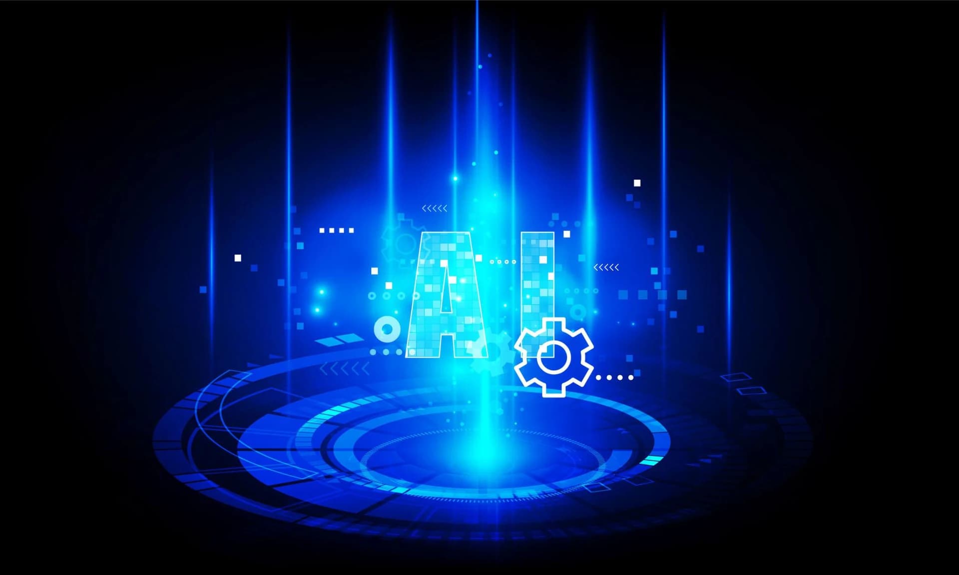 Abstract artificial intelligence system connected to business workflows