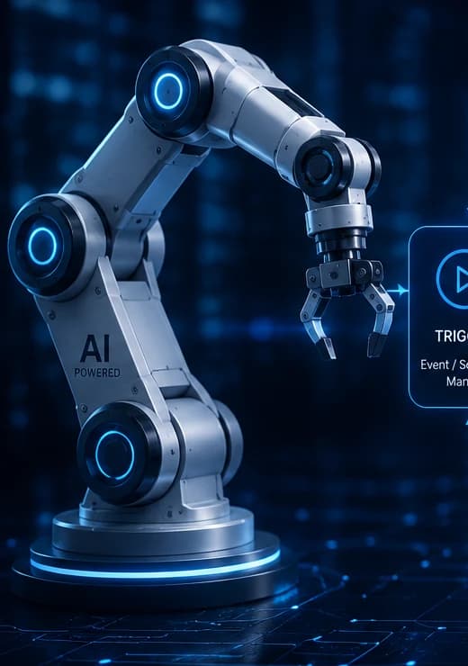 Connected business automation workflow