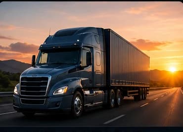 Transport and logistics operations represented without fabricated product data